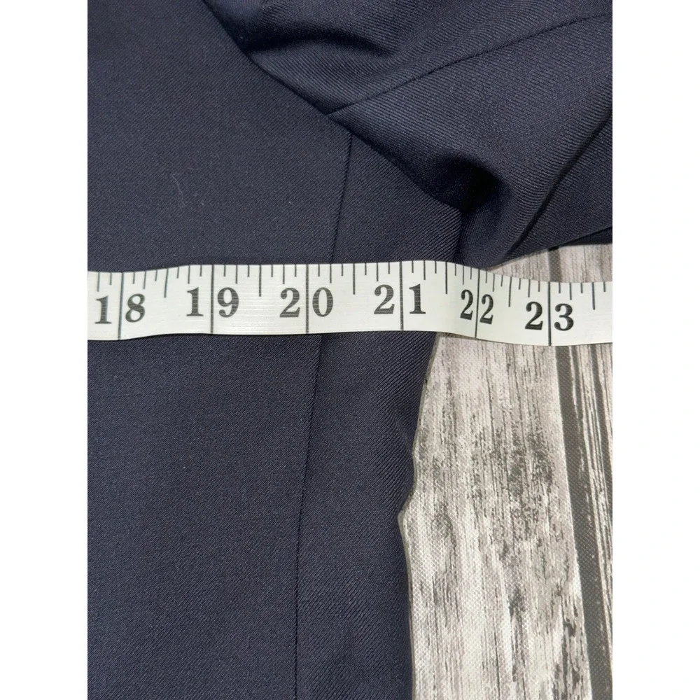 Lauren Ralph Lauren Blazer Men 40 L‎ Blue Wool Blend Sport Coat Single Breasted
